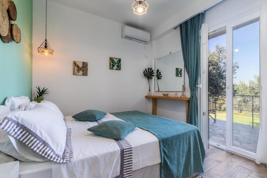 Skopelos Blue Heaven Pool Villa In Olive Grove Luaran gambar