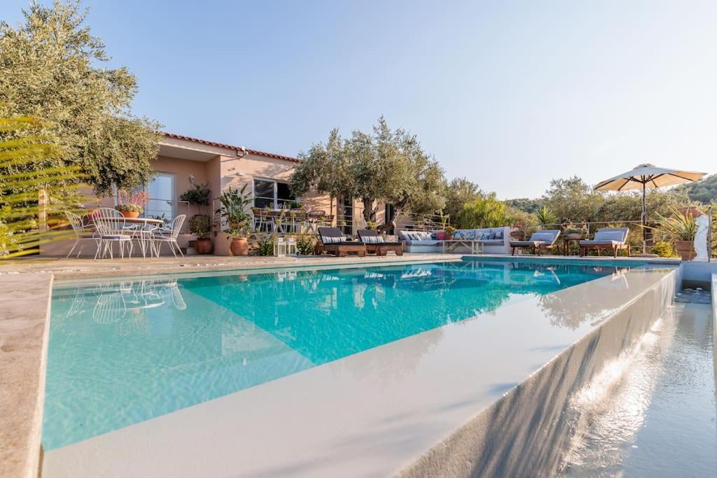 Skopelos Blue Heaven Pool Villa In Olive Grove Luaran gambar