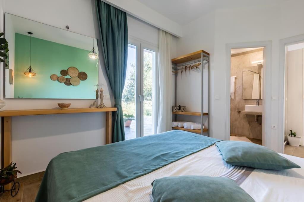 Skopelos Blue Heaven Pool Villa In Olive Grove Luaran gambar