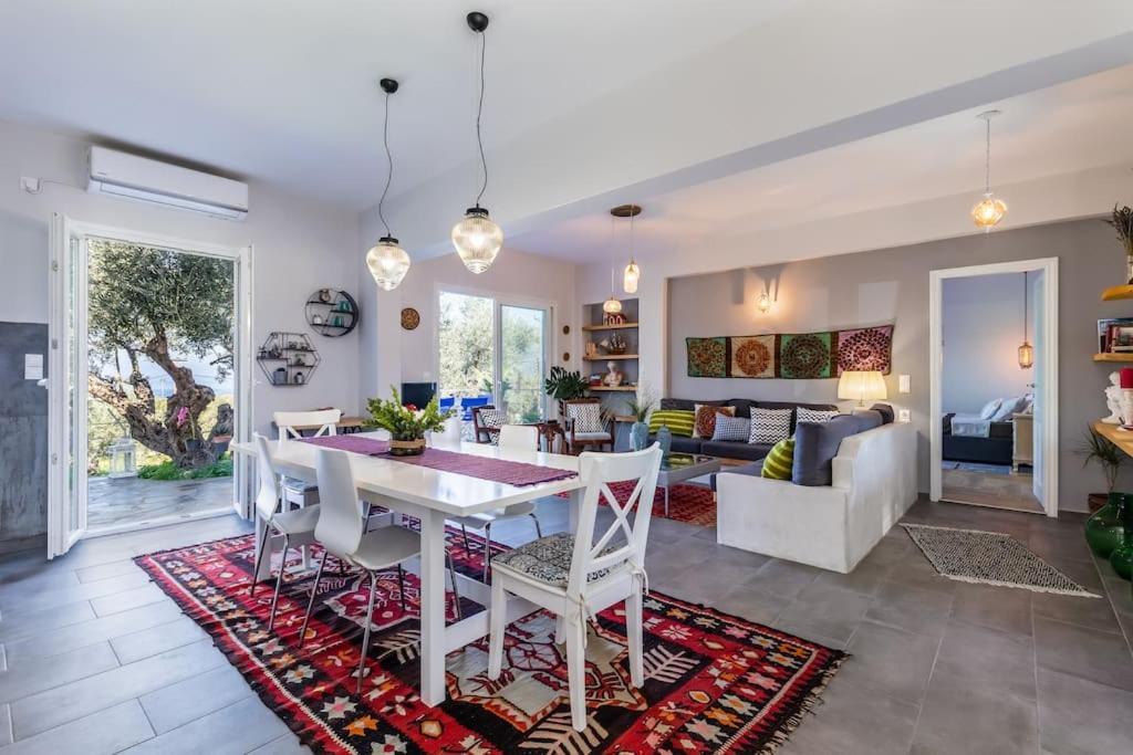 Skopelos Blue Heaven Pool Villa In Olive Grove Luaran gambar